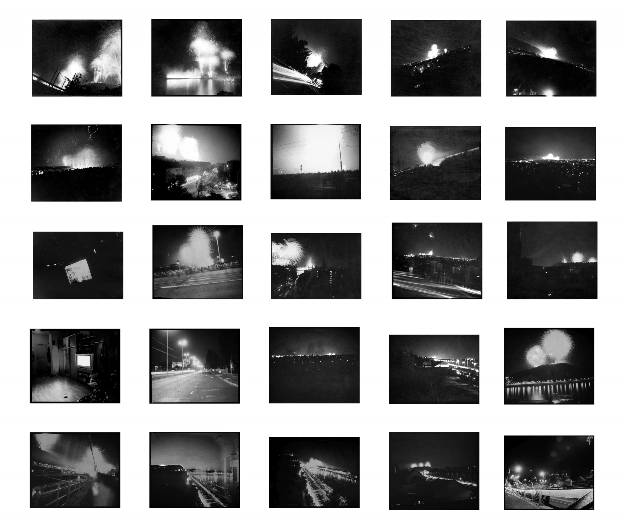 T-TIME FIREWORKS 1996â€“, selected works from the series 